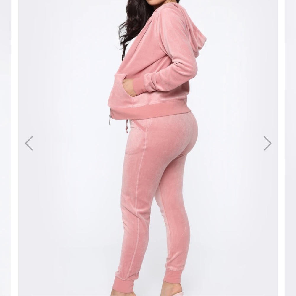 Original Trendsetter Velour Set in Mauve